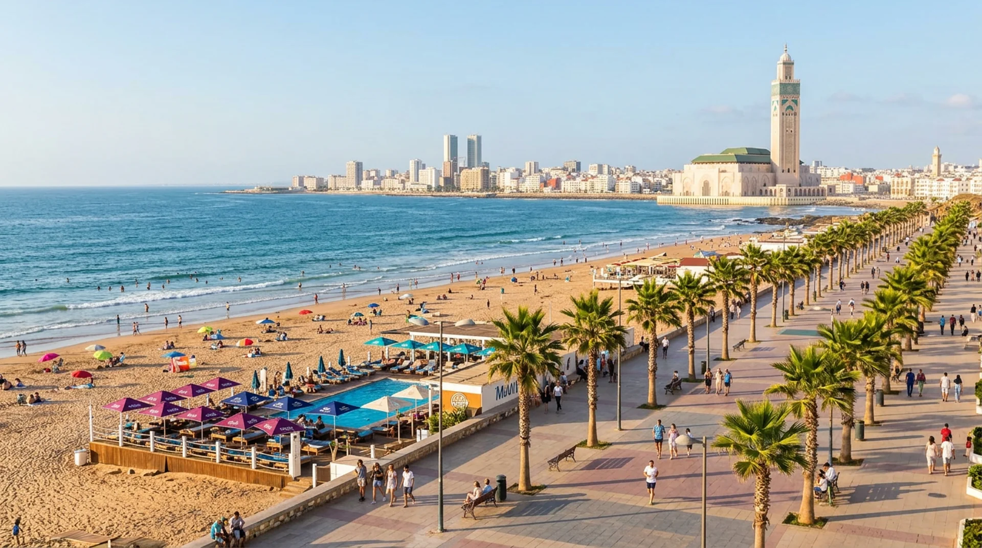 Ain Diab Corniche beach Casablanca