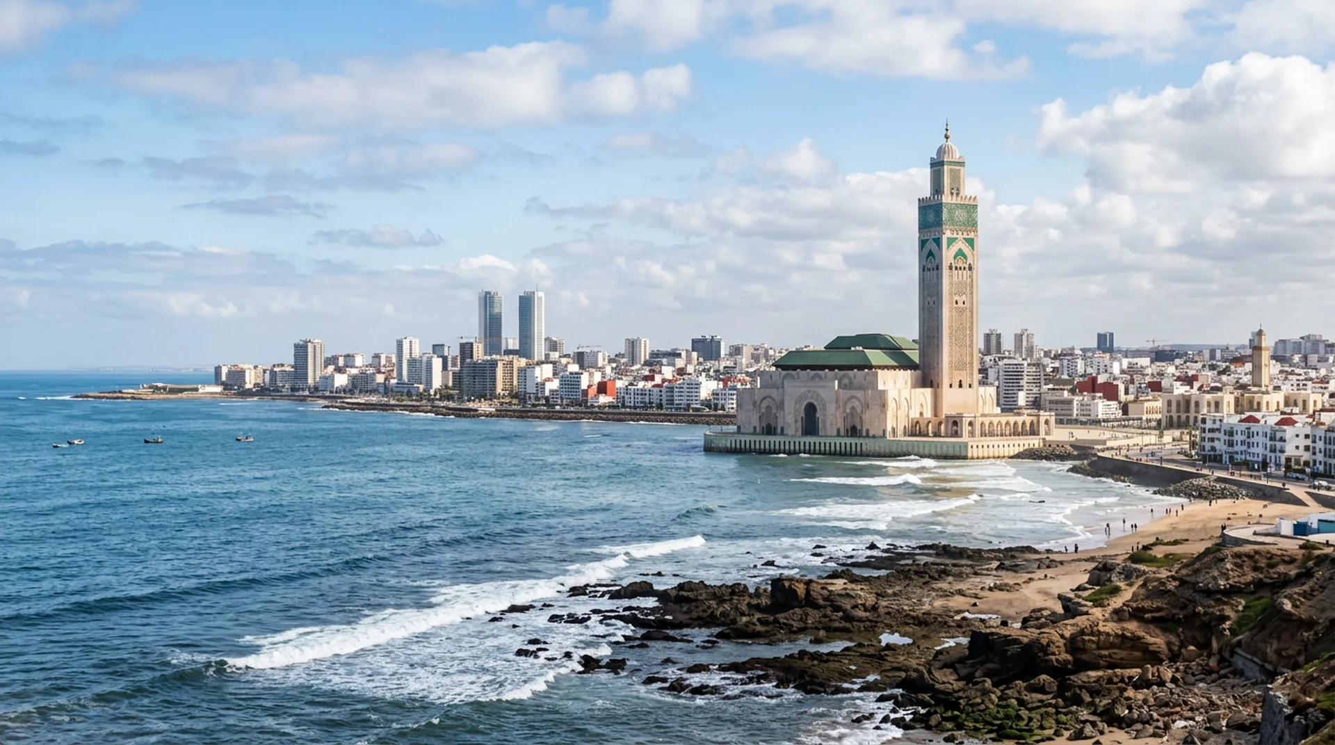 Casablanca taxis and streets