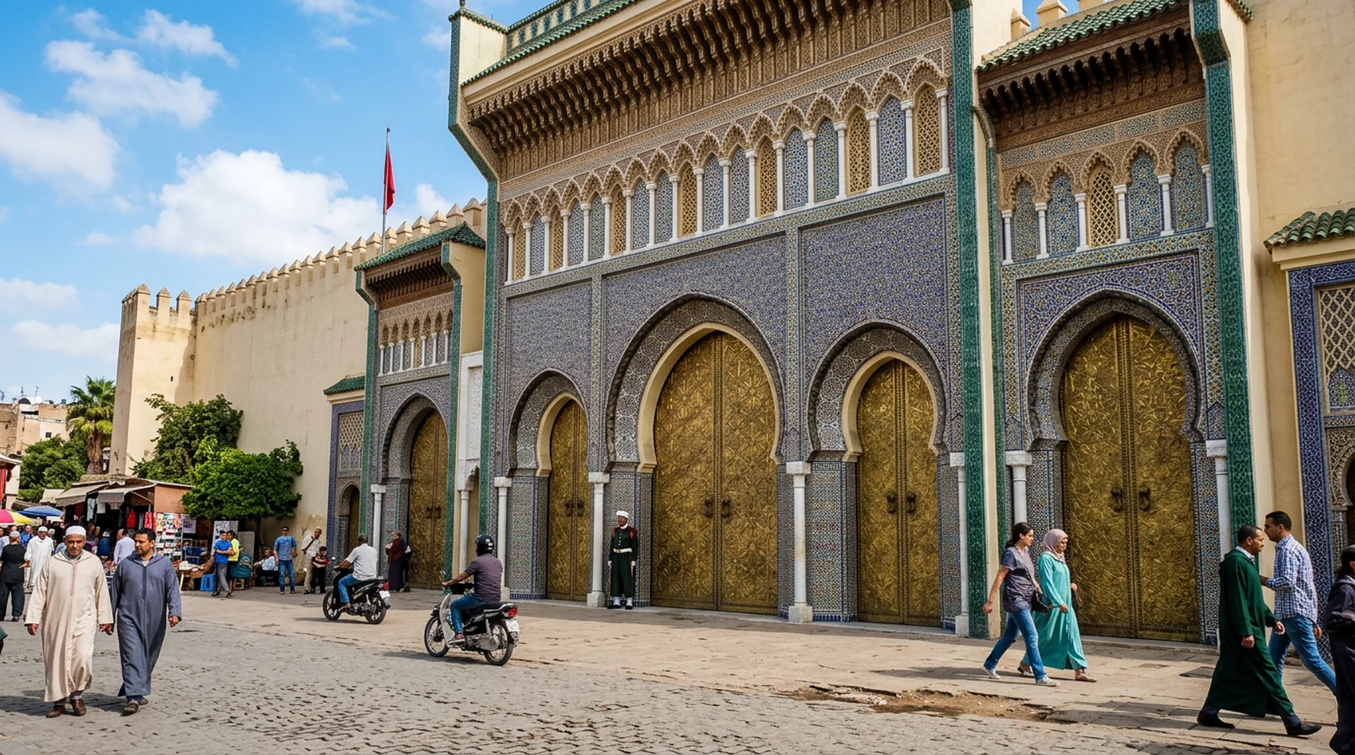Fes el-Jdid royal palace gates