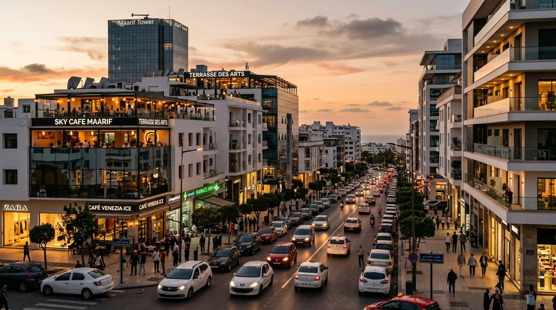 Maarif Gauthier district Casablanca