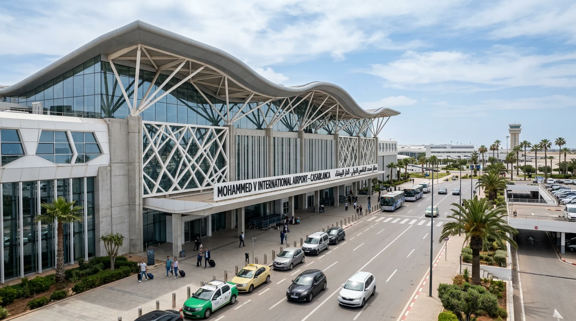 Mohammed V Airport terminal Casablanca