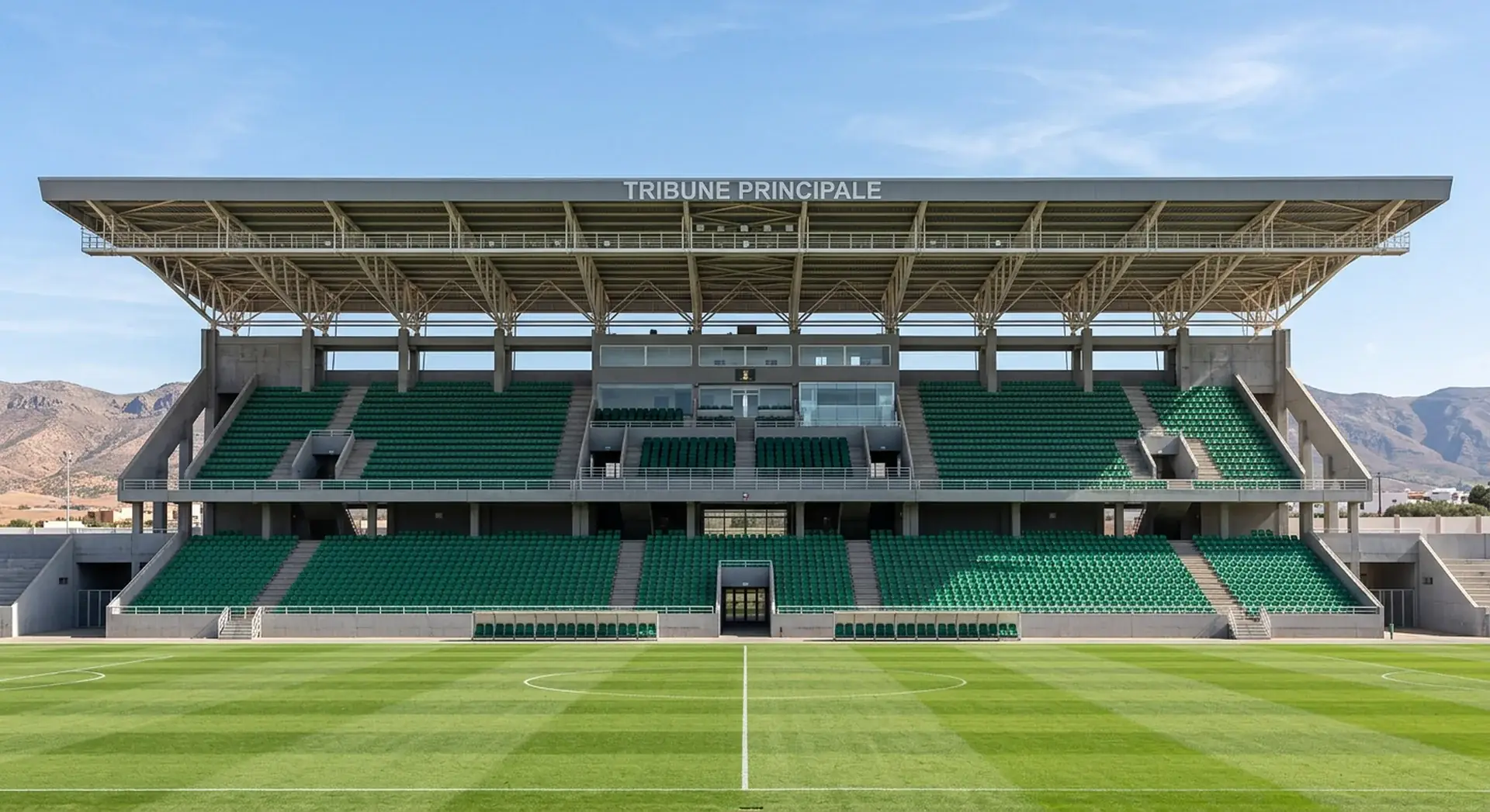 Adrar Stadium Tribune Principale covered stand