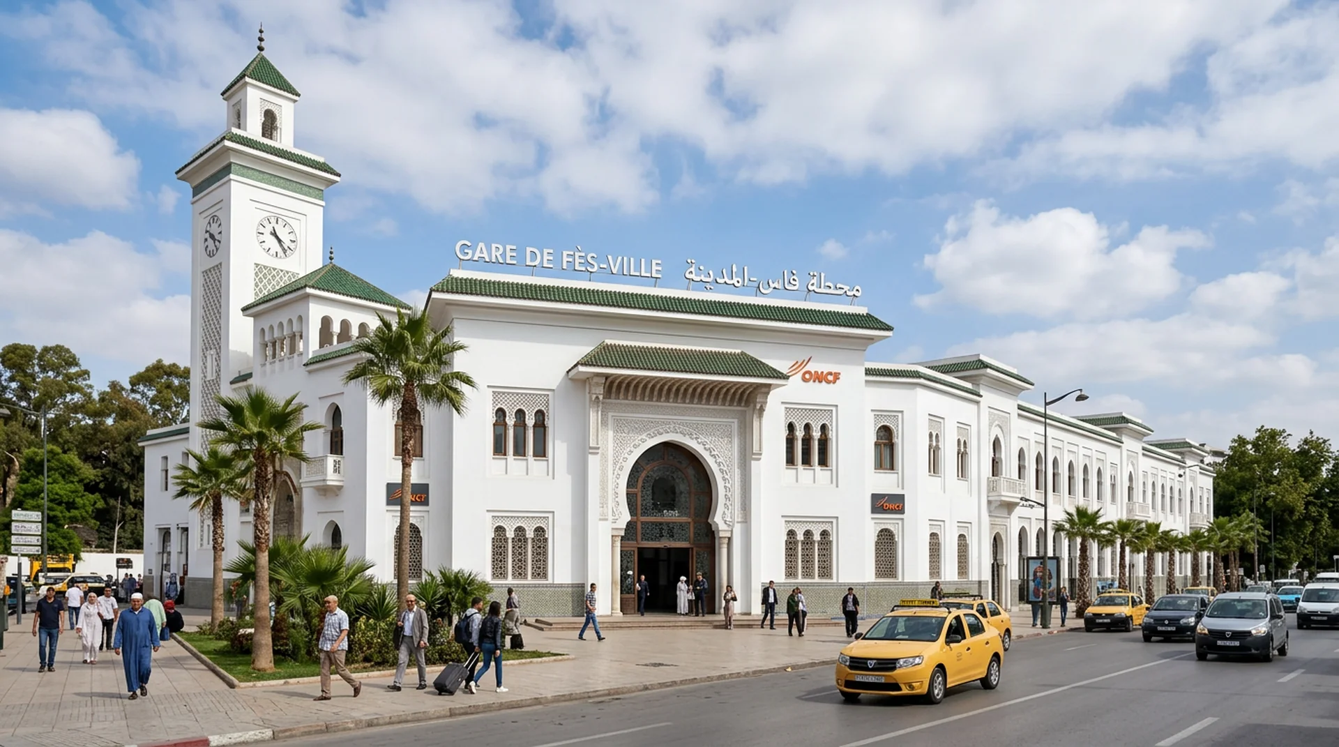 Fez train station exterior
