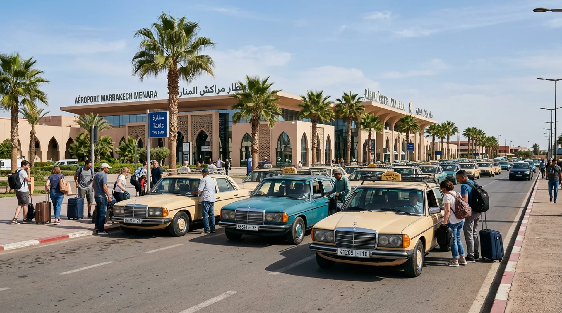 Marrakech Menara Airport taxi rank