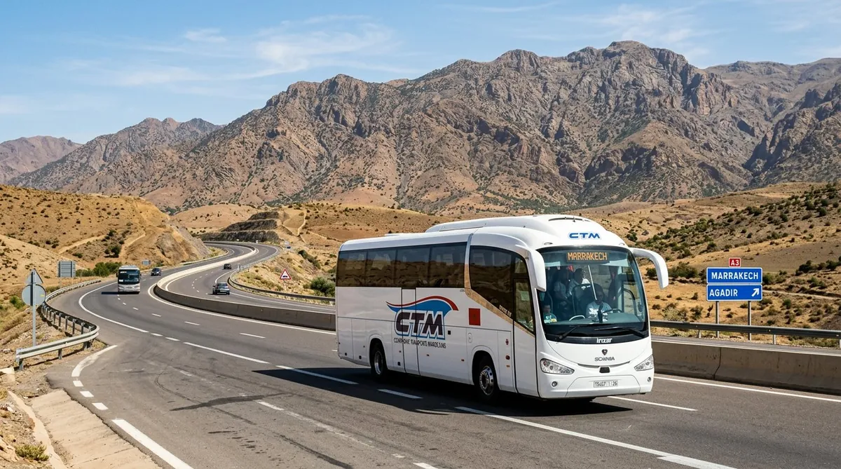 CTM bus Morocco