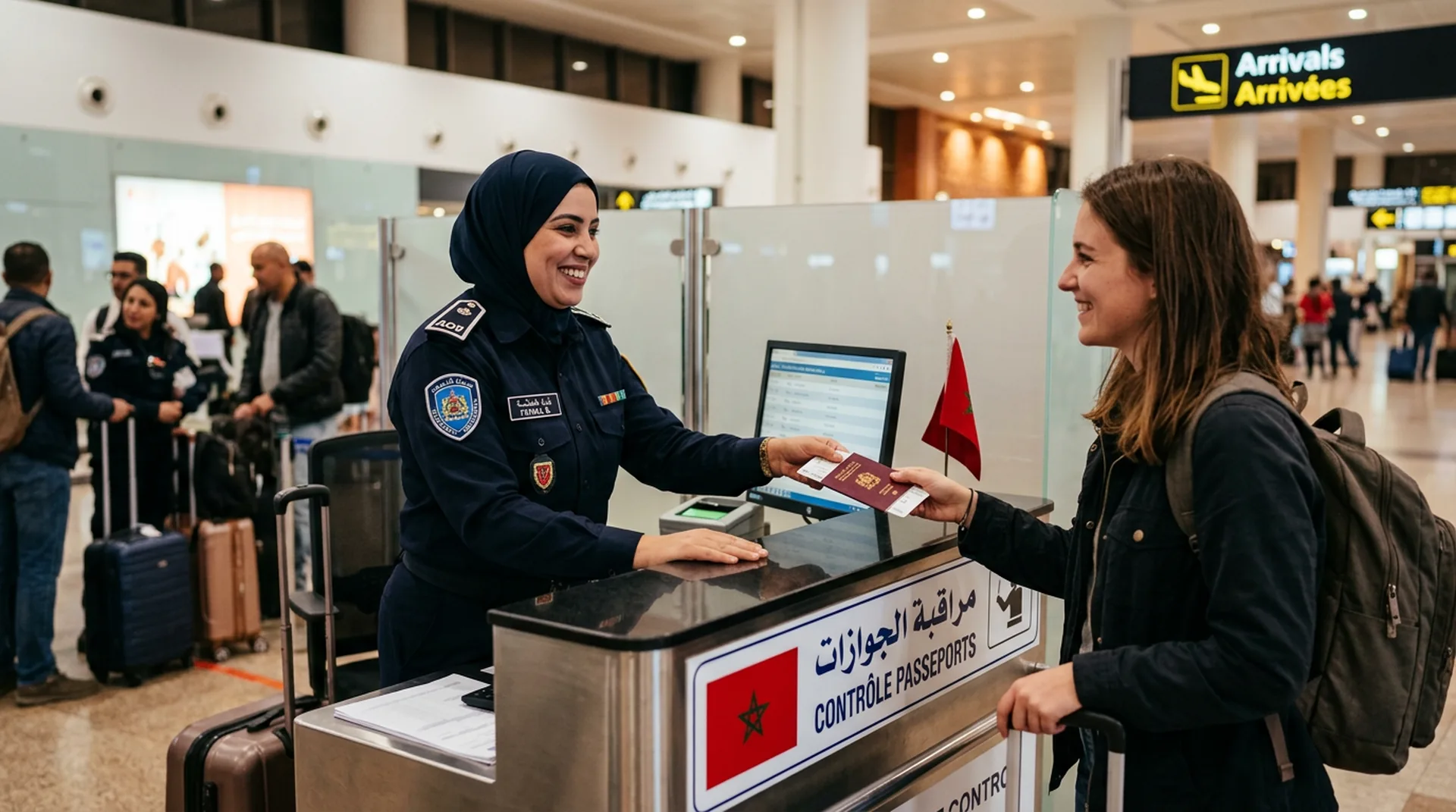 Morocco passport control