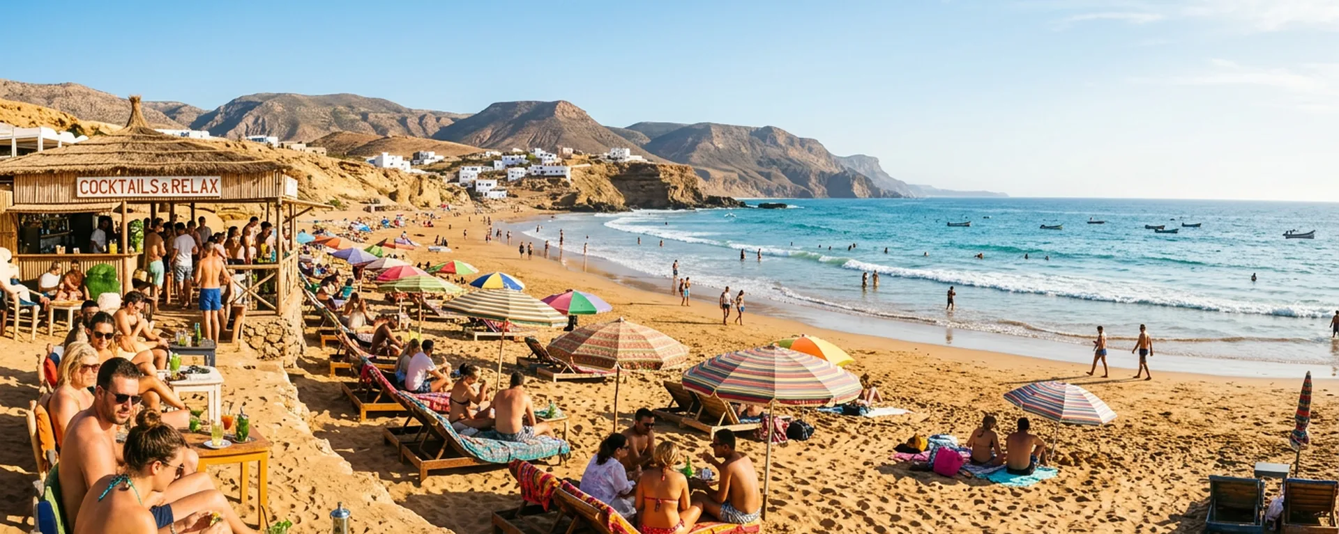 Morocco beach summer