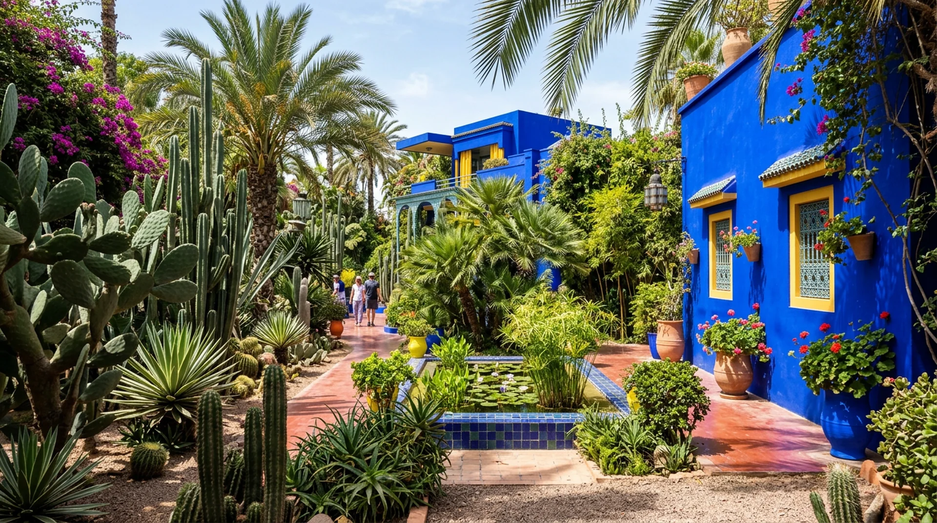 Jardin Majorelle blue garden Marrakech