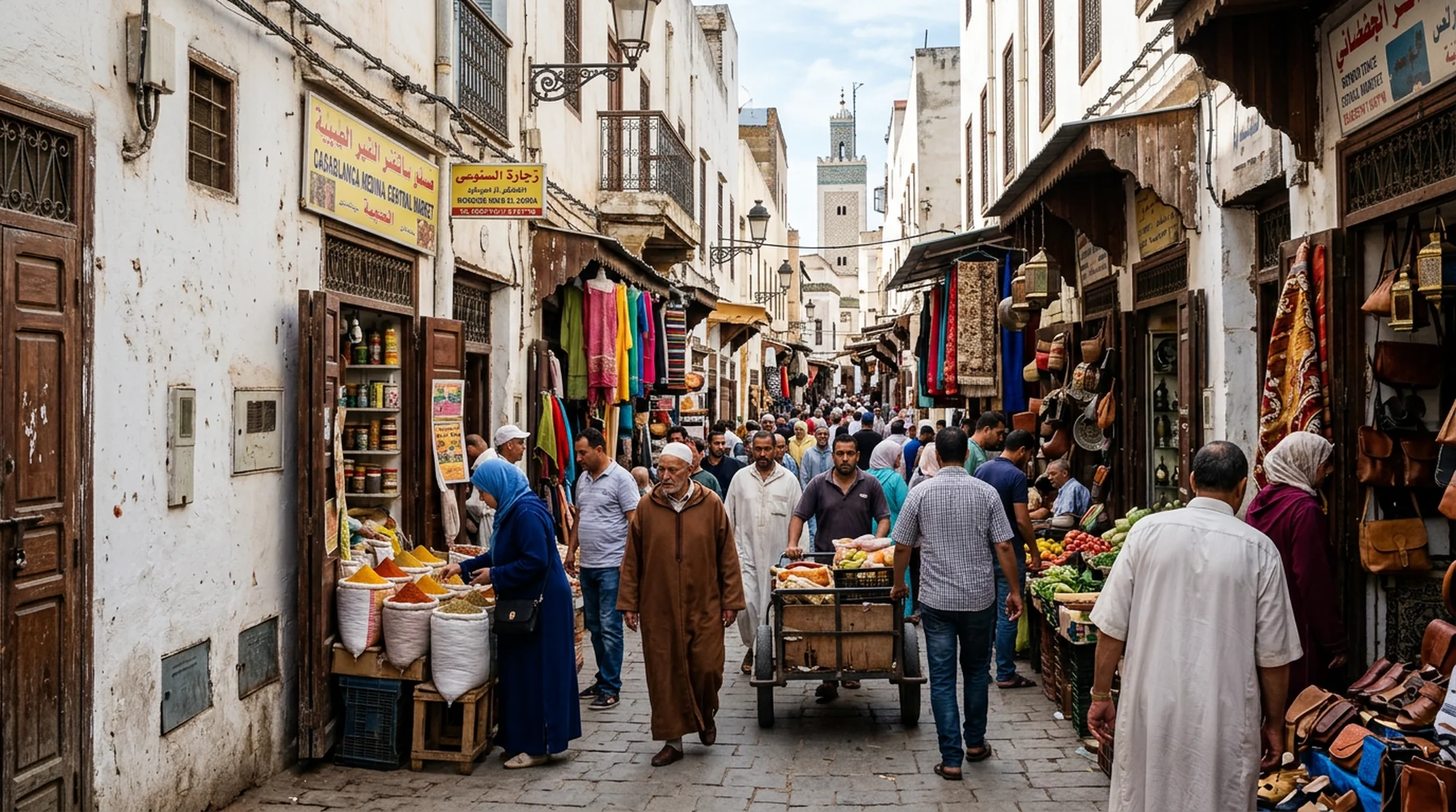 Old Medina Central Market Casablanca
