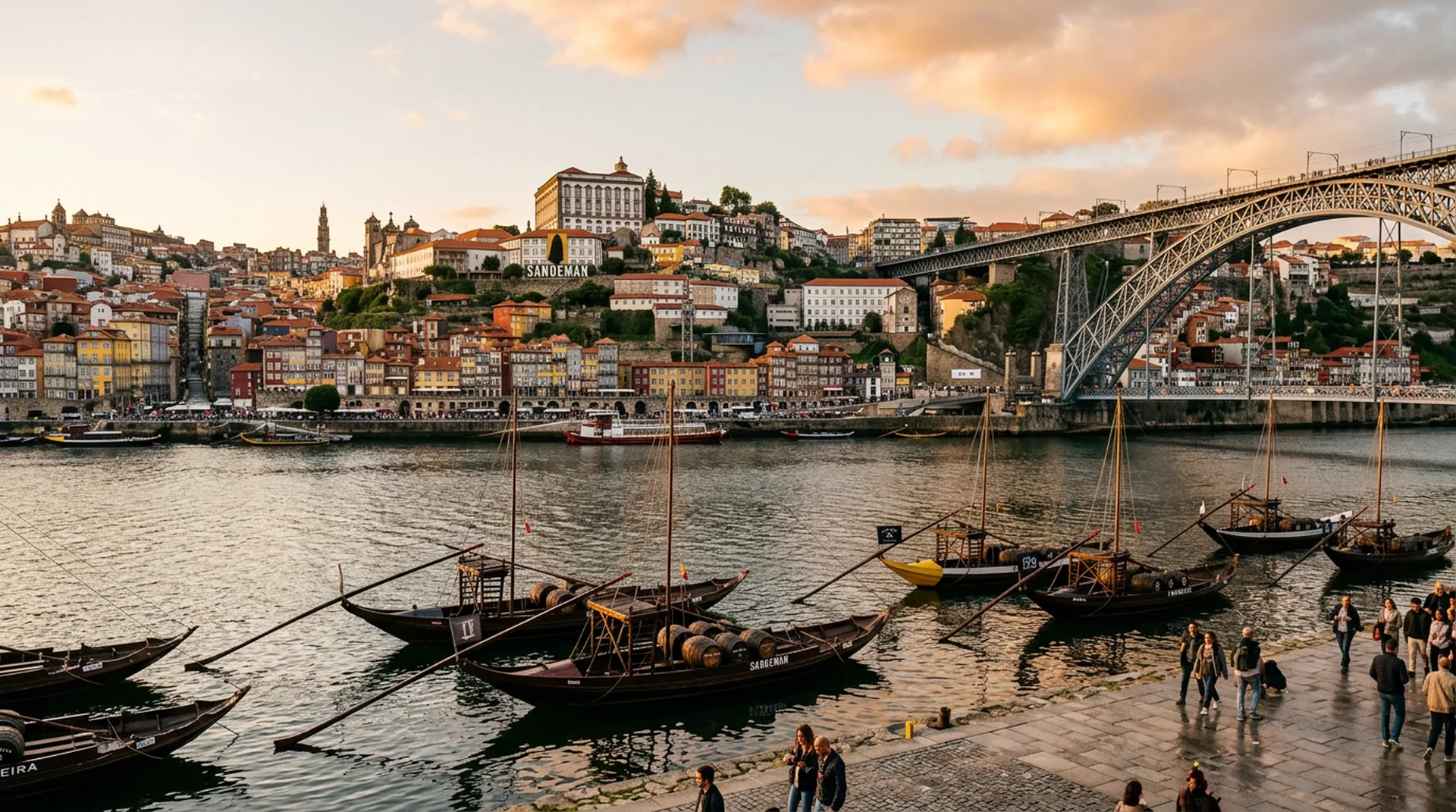 Vila Nova de Gaia port wine cellars