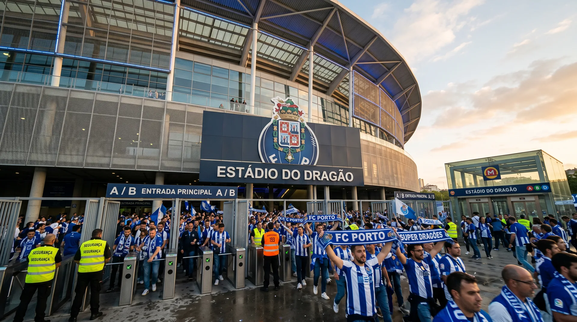 Estádio do Dragão Porto entrance gate