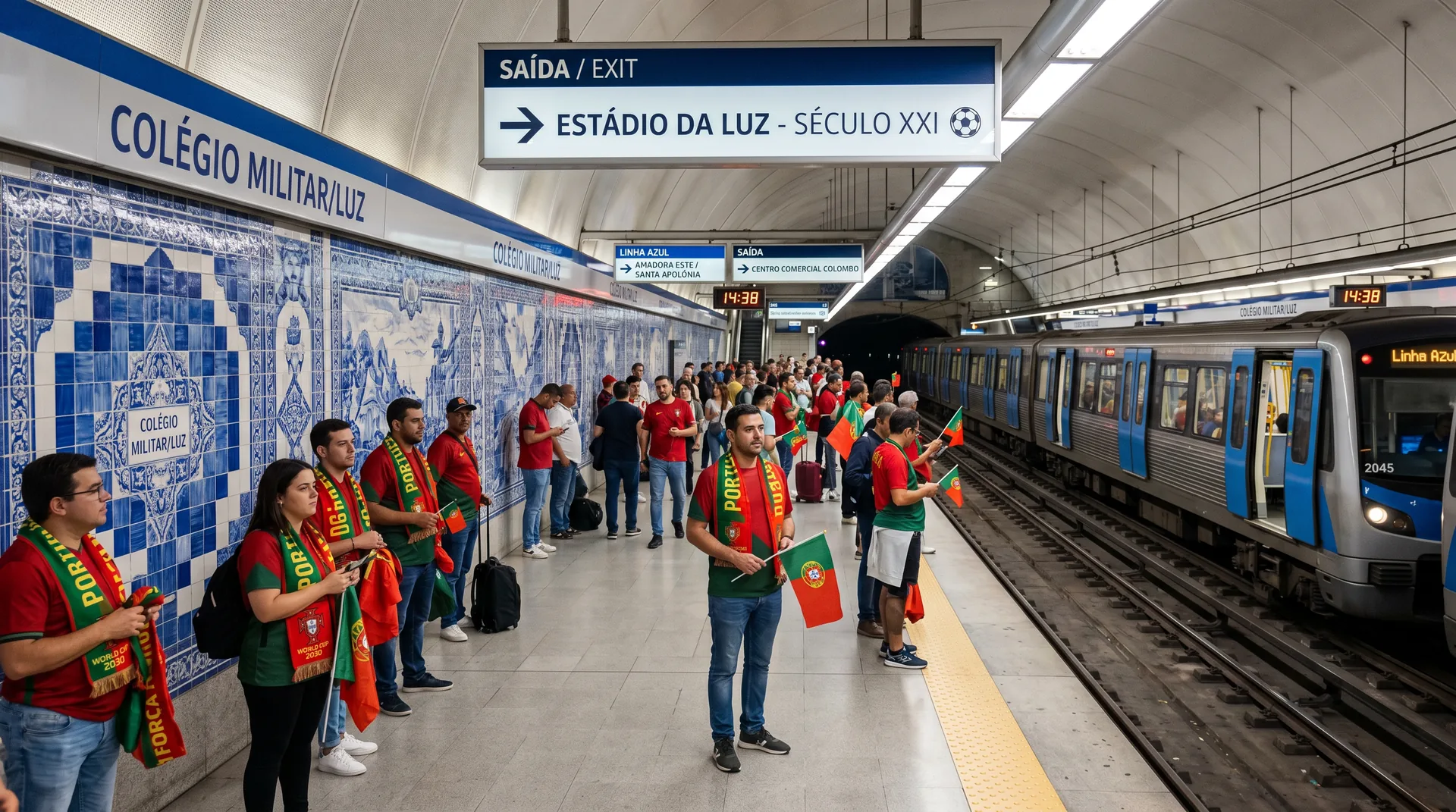 Lisbon Metro platform
