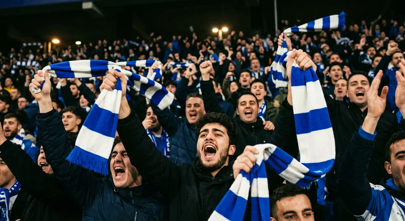 RCD Espanyol supporters filling the stands at RCDE Stadium on matchday