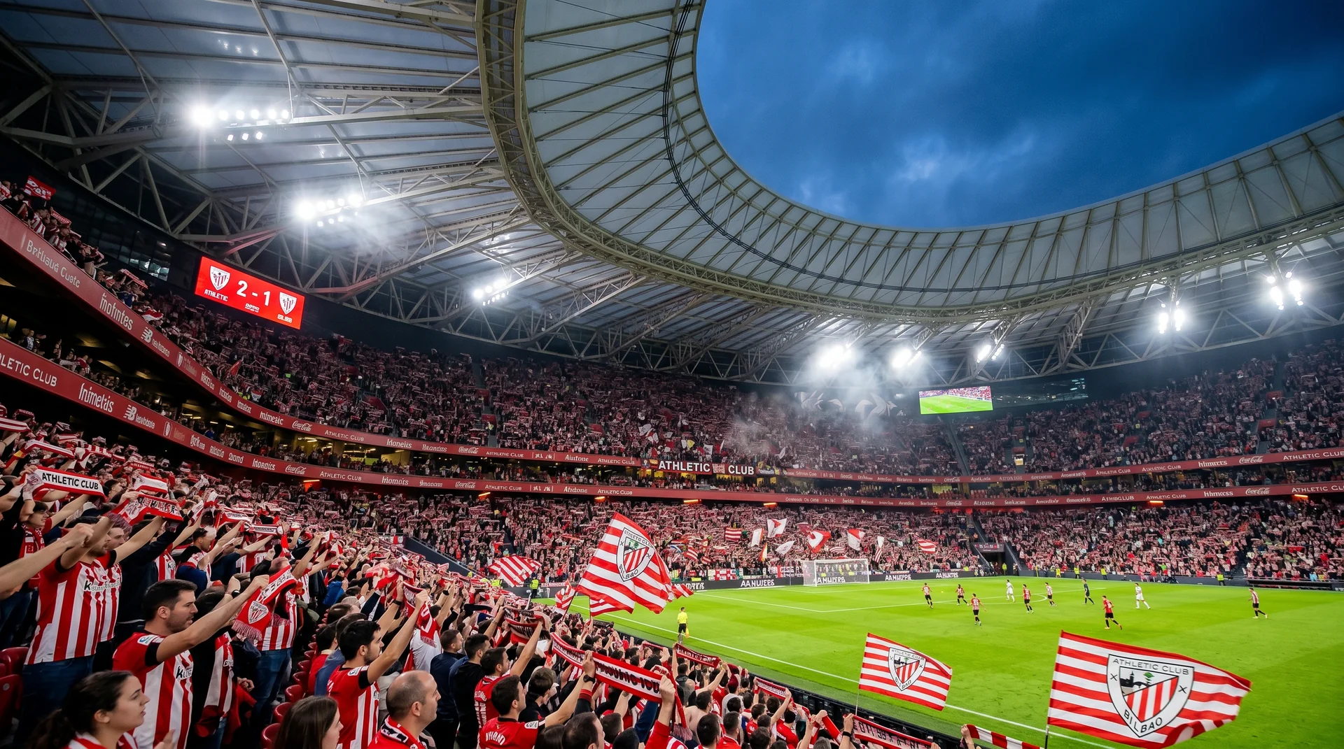 San Mames Bilbao electric matchday atmosphere