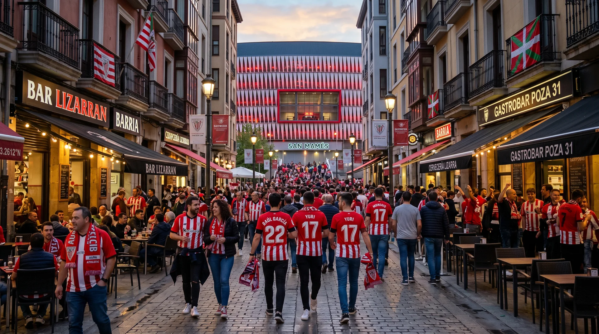 Bilbao World Cup fans matchday atmosphere