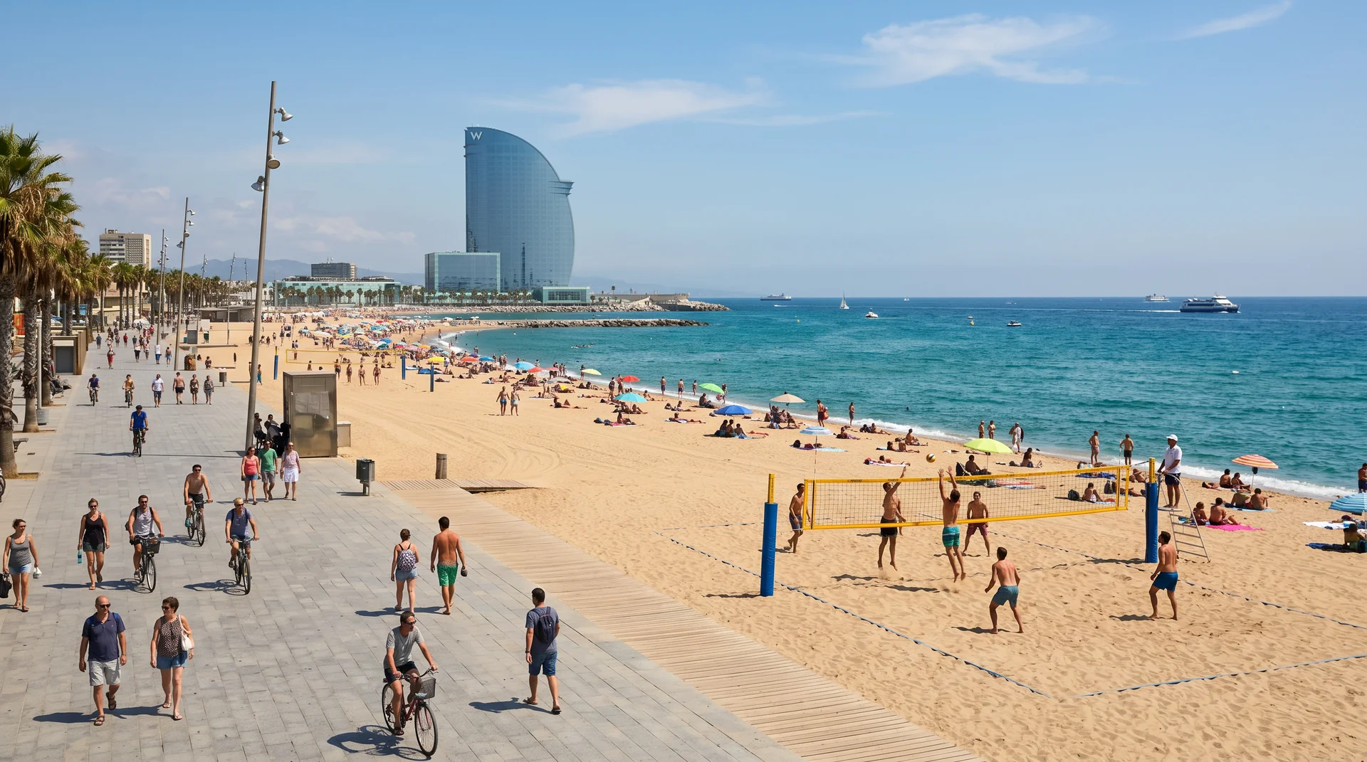 Barceloneta Barcelona beach