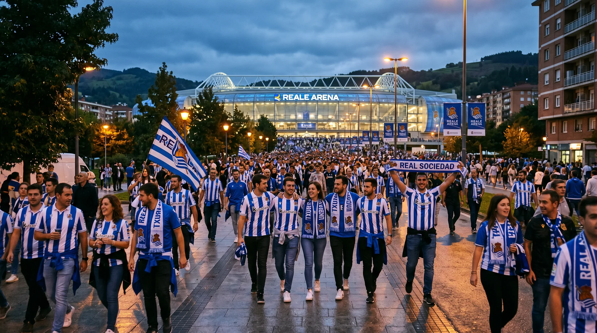 San Sebastian World Cup fans matchday atmosphere
