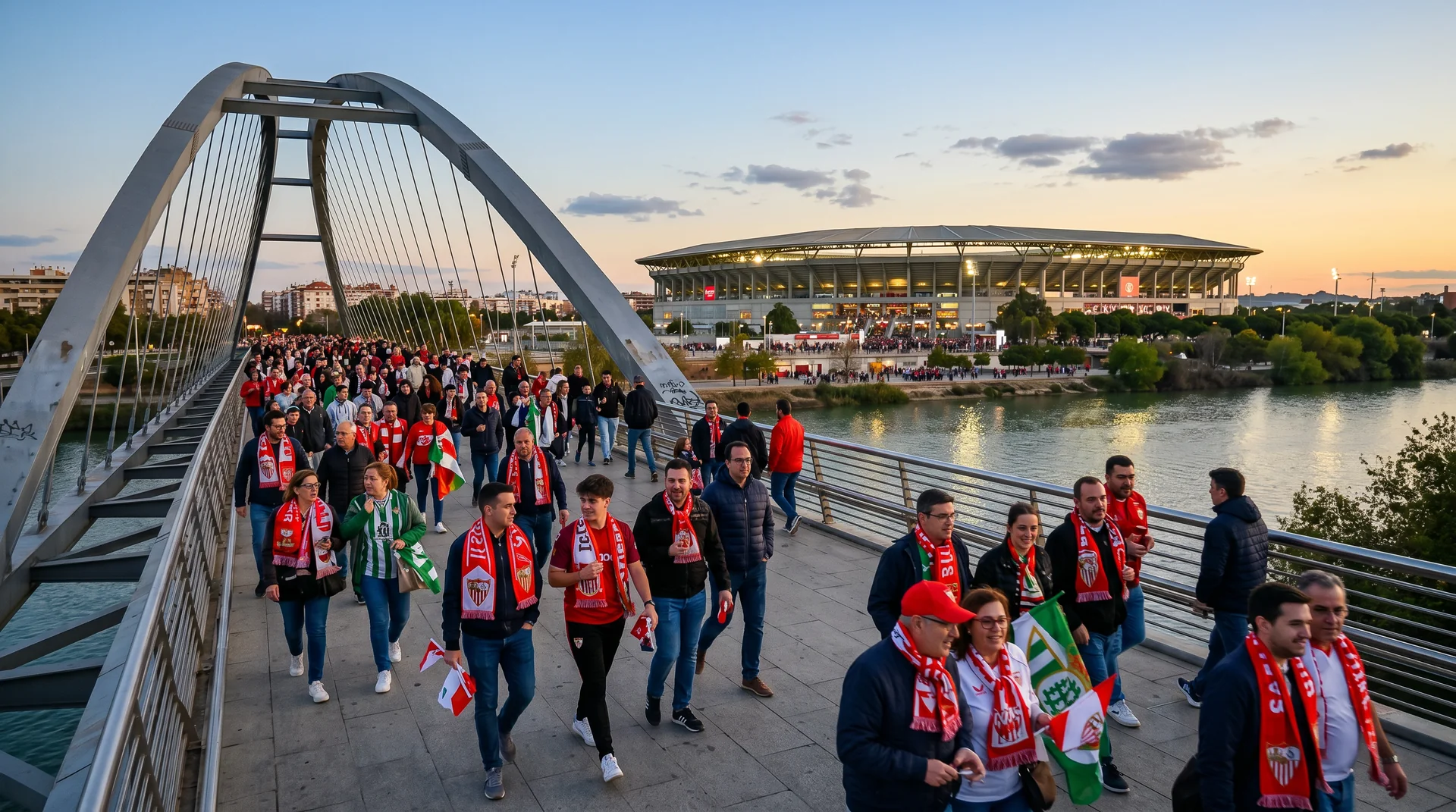 Seville World Cup fans matchday atmosphere