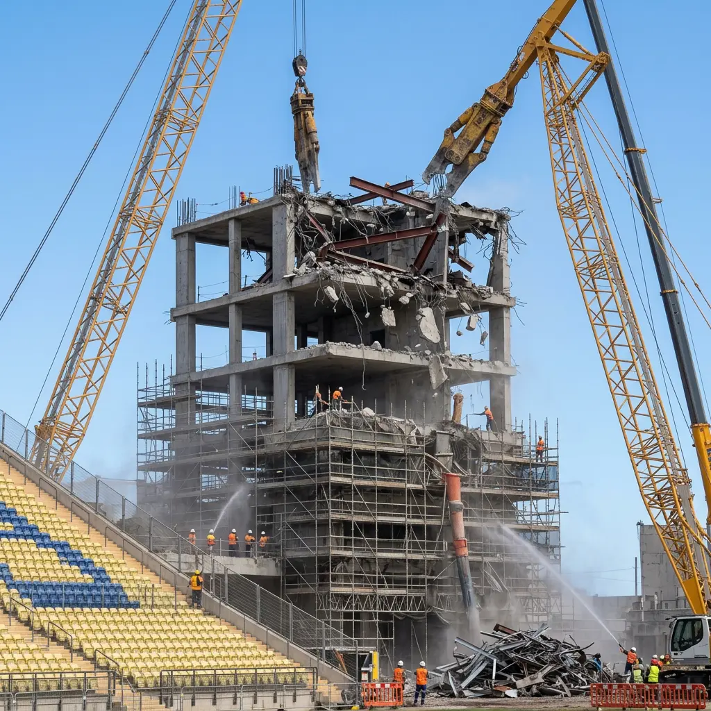 Estadio de Gran Canaria construction site, Las Palmas