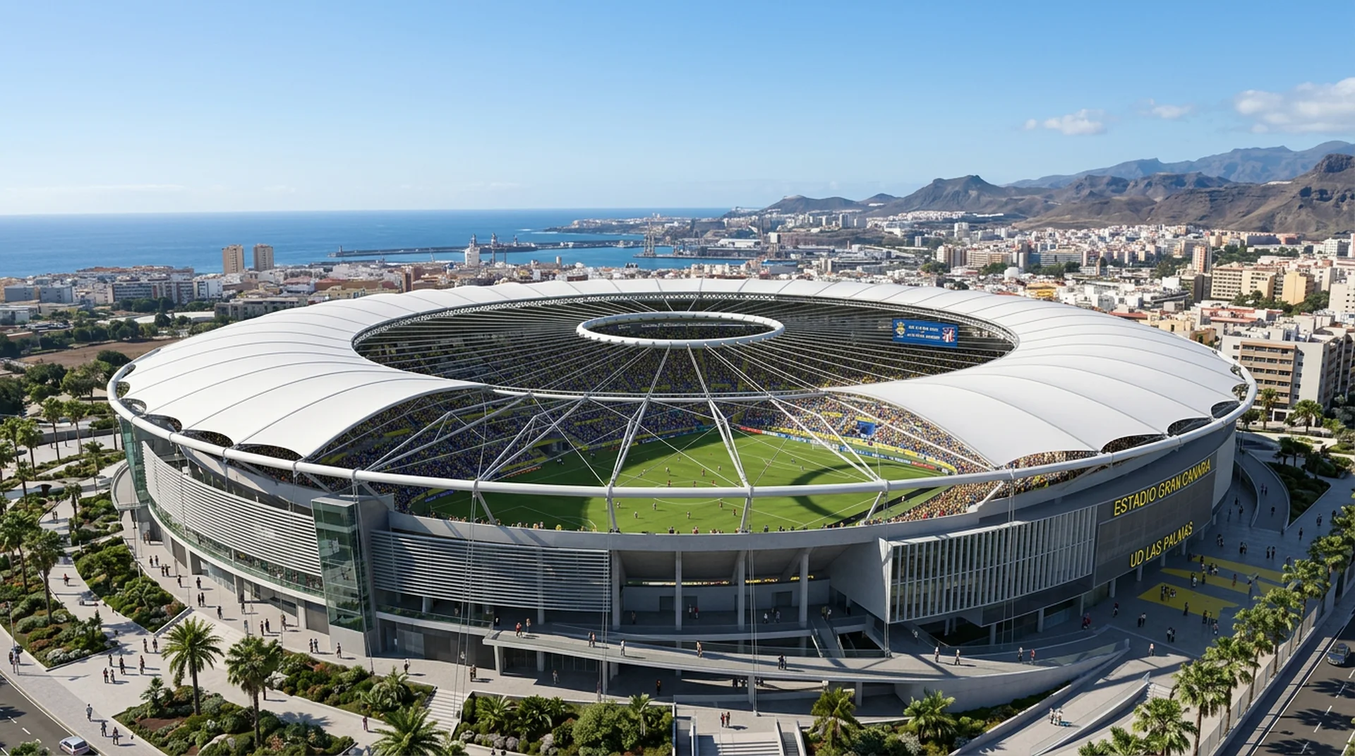 La Nube Estadio Gran Canaria render