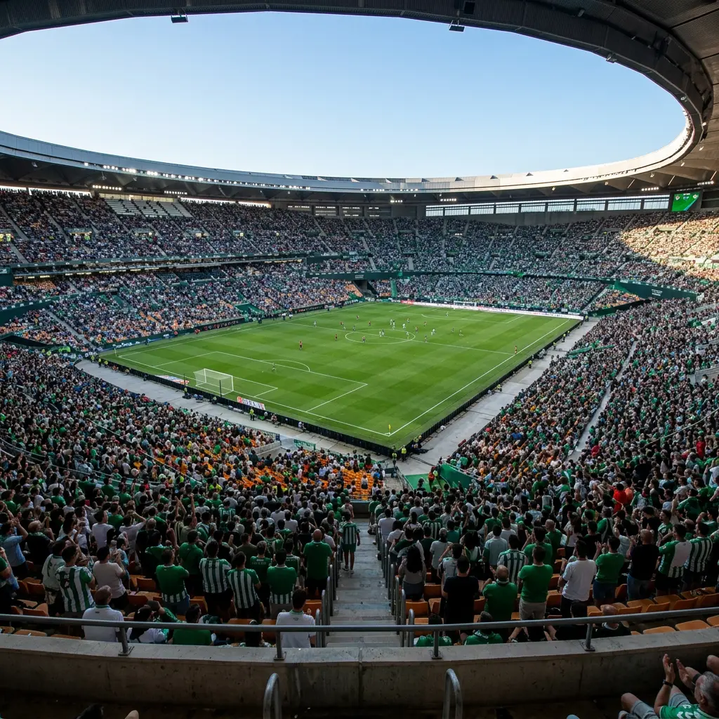 La Cartuja Stadium's new lower-tier stands, Seville