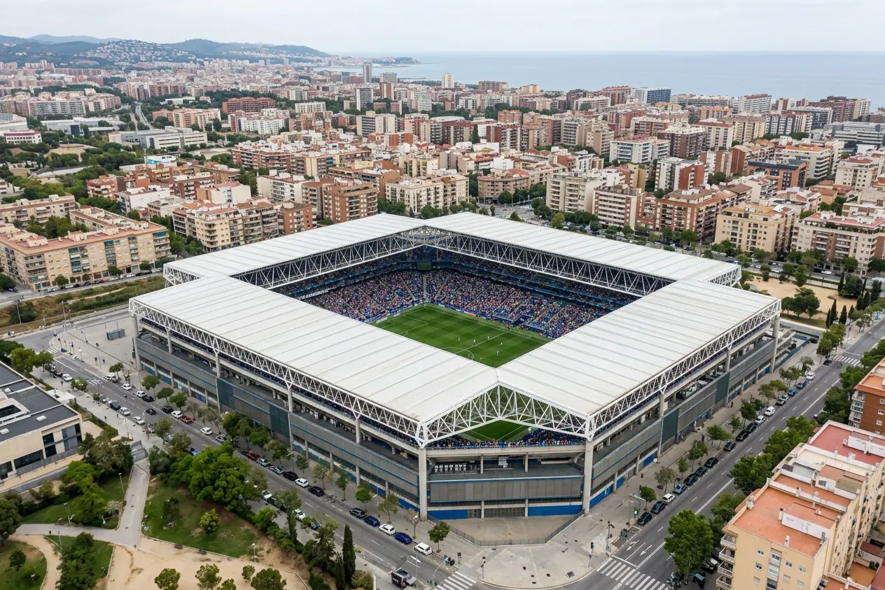 RCDE Stadium exterior