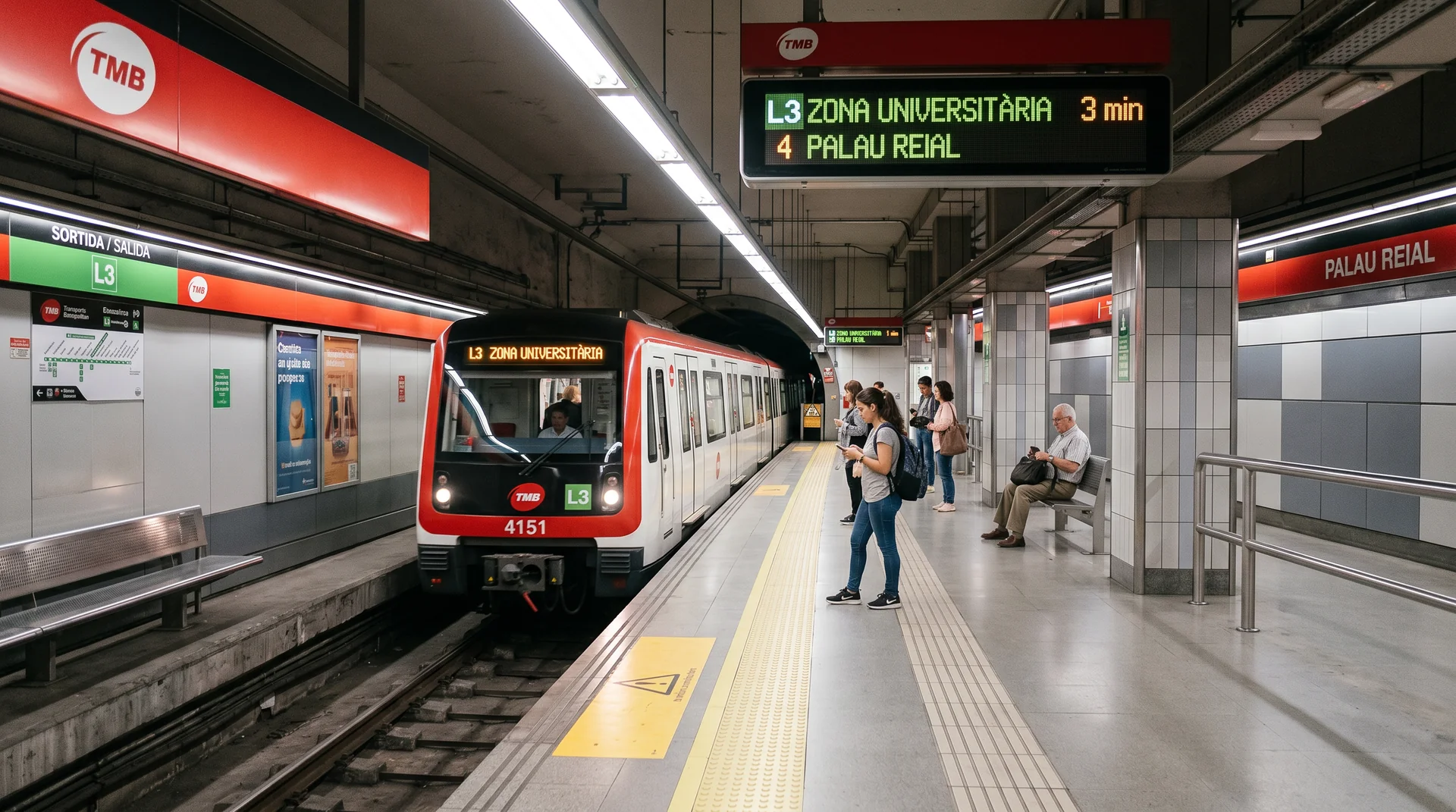Barcelona Metro platform