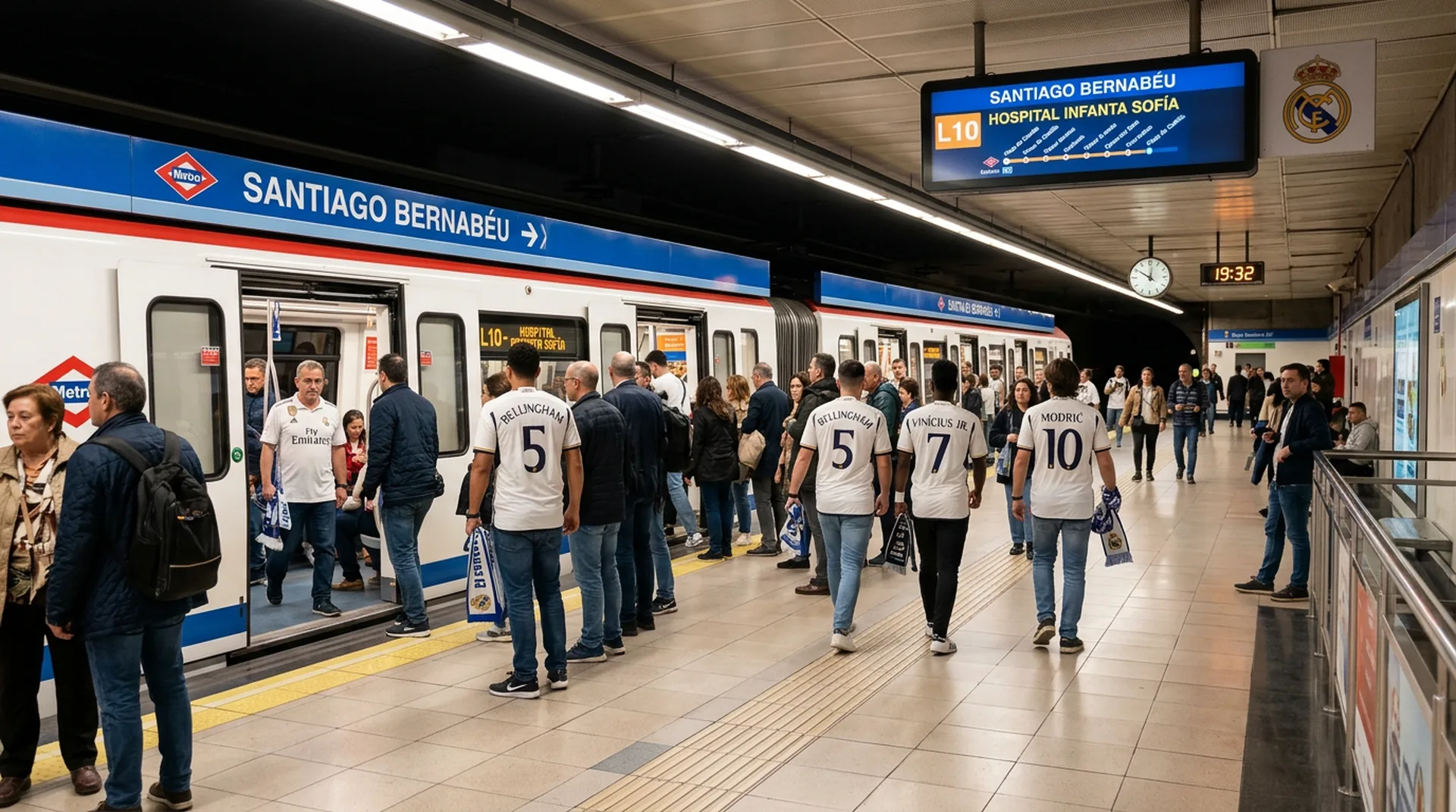 Madrid Metro platform