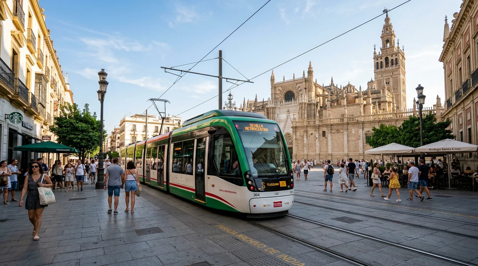 Seville tram and metro