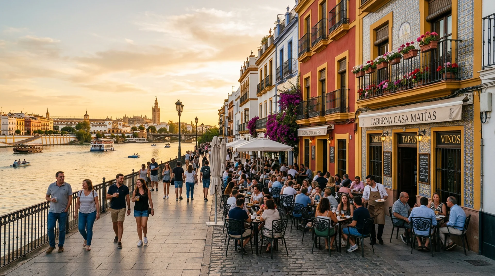 Triana Seville riverside